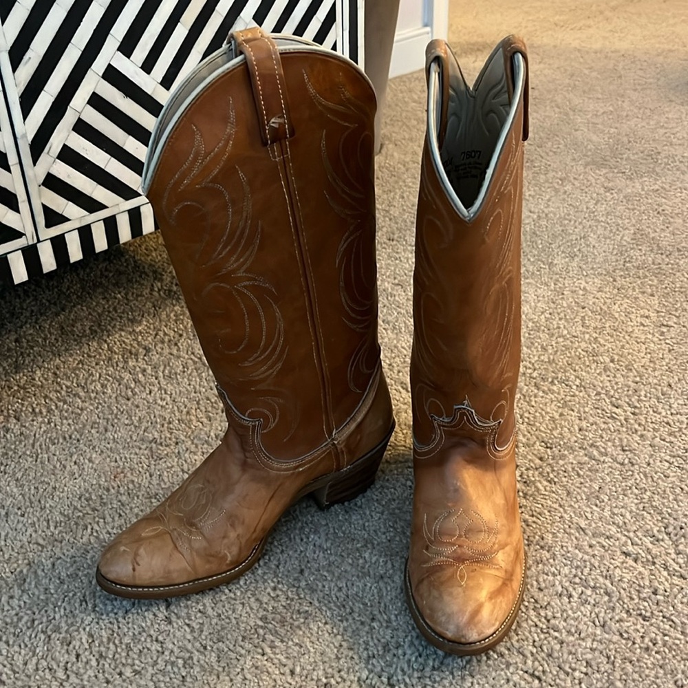 80s Vintage Leather boots